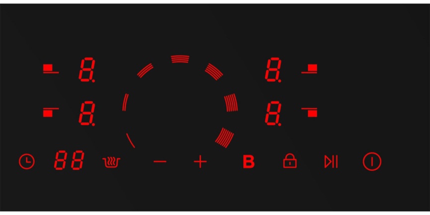 Электрическая варочная панель Haier HHX-Y64HPVB 59 см, 4 конфорки стеклокерамика, черный фото 7