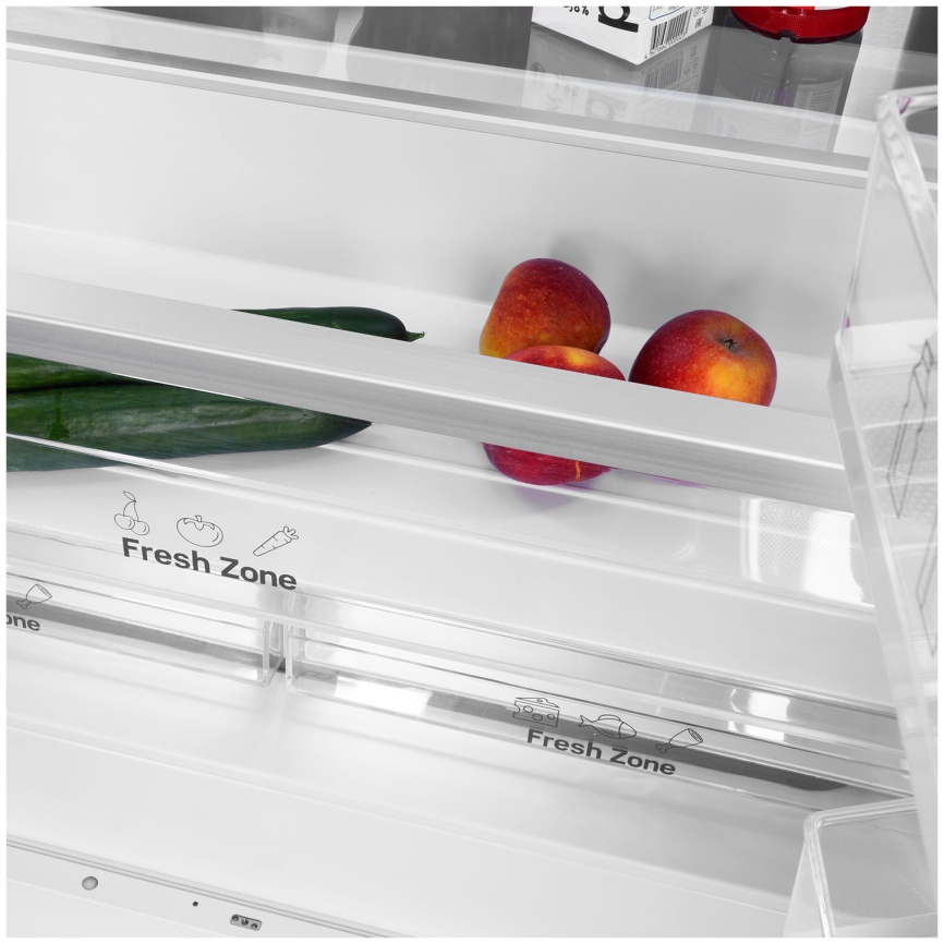 Встраиваемый многокамерный холодильник Maunfeld MBF212NFW2 No frost, белый фото 8