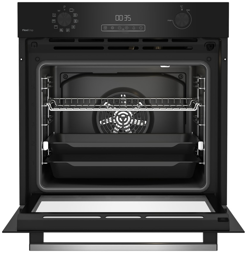 Электрический духовой шкаф Hotpoint FE8 1231 SMP BLG 59 см, 72 л, гриль и конвекция, черный фото 2