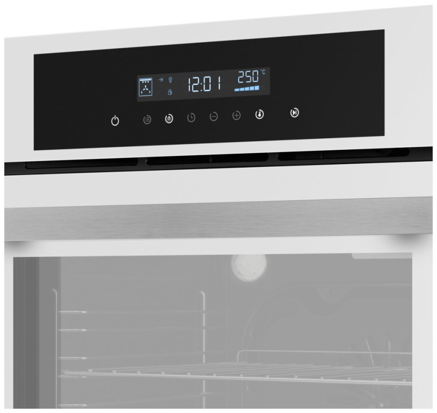 Электрический духовой шкаф Maunfeld AEOD6063W 59 см, 60 л гриль конвекция, белый фото 6