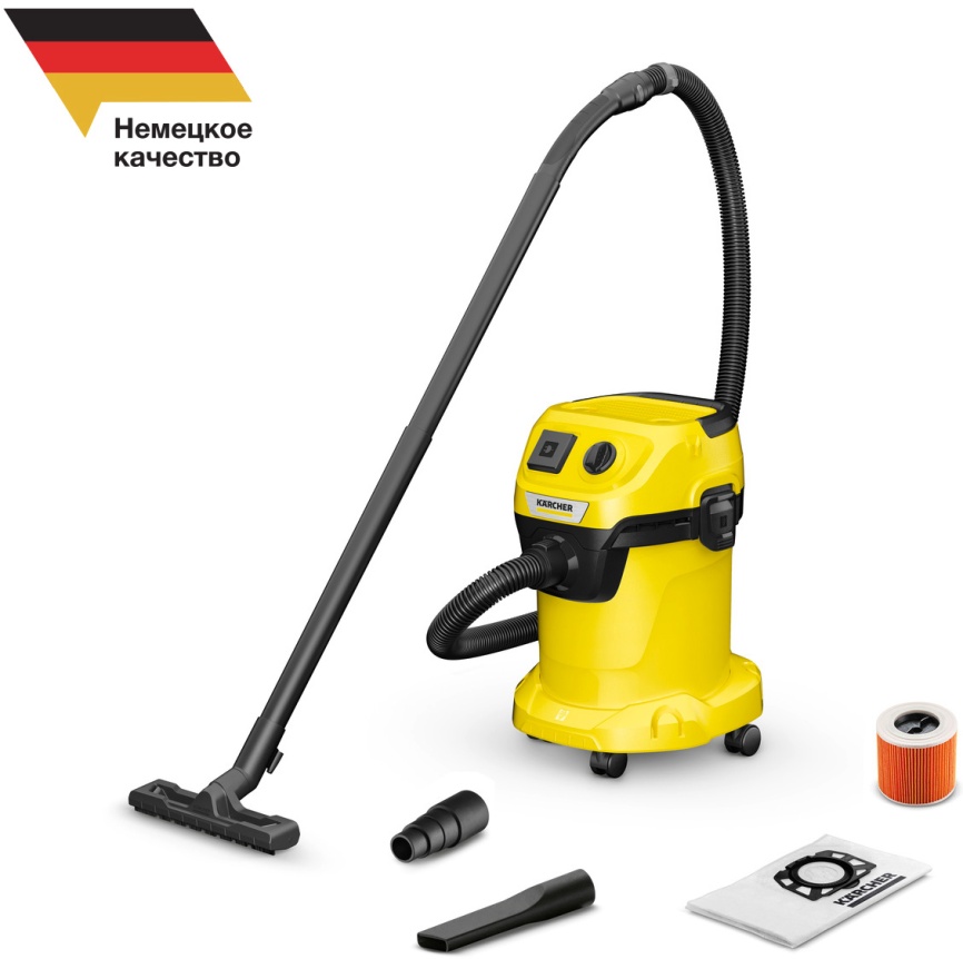 Строительный пылесос Karcher WD 3 P V-17/4/20 1.628-170.0 фото 1