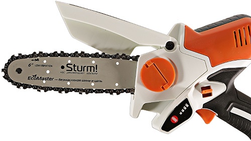 Пила цепная аккумуляторная Sturm! CSC1804, 2 аккумулятора, зарядное устройство, кейс фото 3