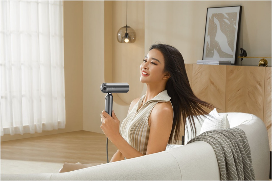 Фен Dreame Hairdryer Pocket AHD51, мощность 1300 Вт, 2 скорости фото 11