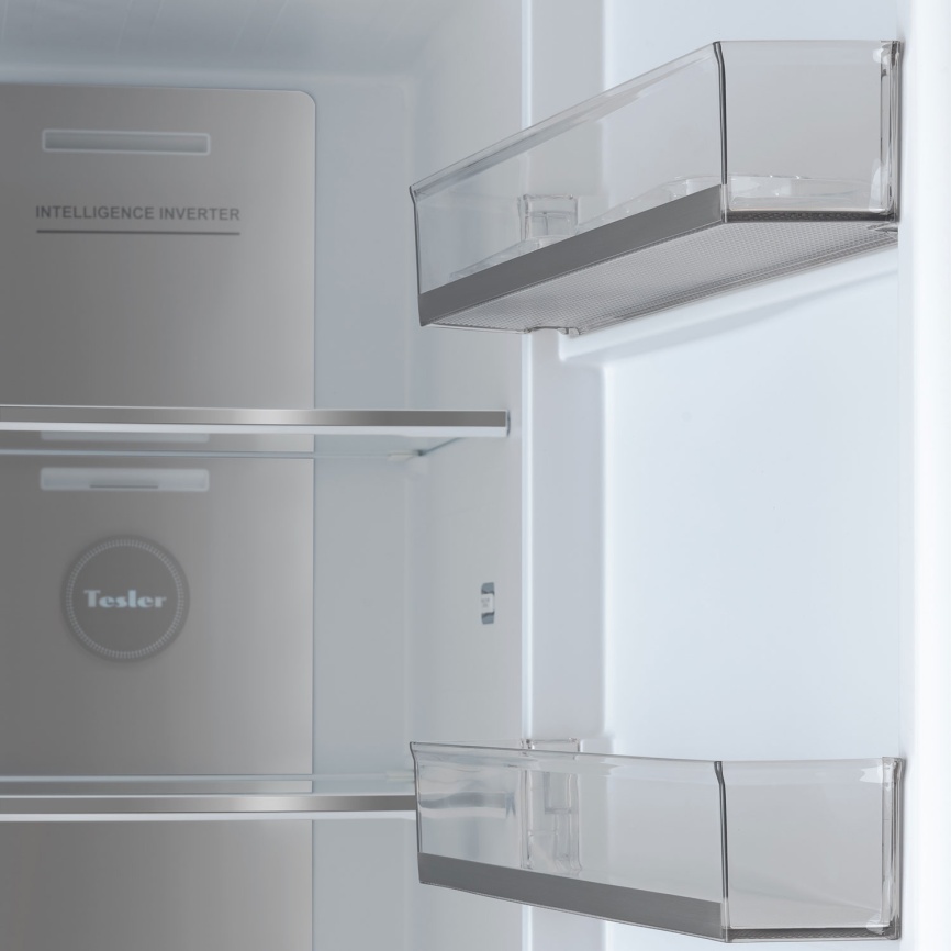 Холодильник Side-by-Side Tesler RSD-537BI SPARKLING WHITE No frost, белый фото 12