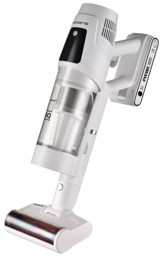 Пылесос вертикальный Polaris PVCSDC 3000 WIFI IQ Home белый фото 4