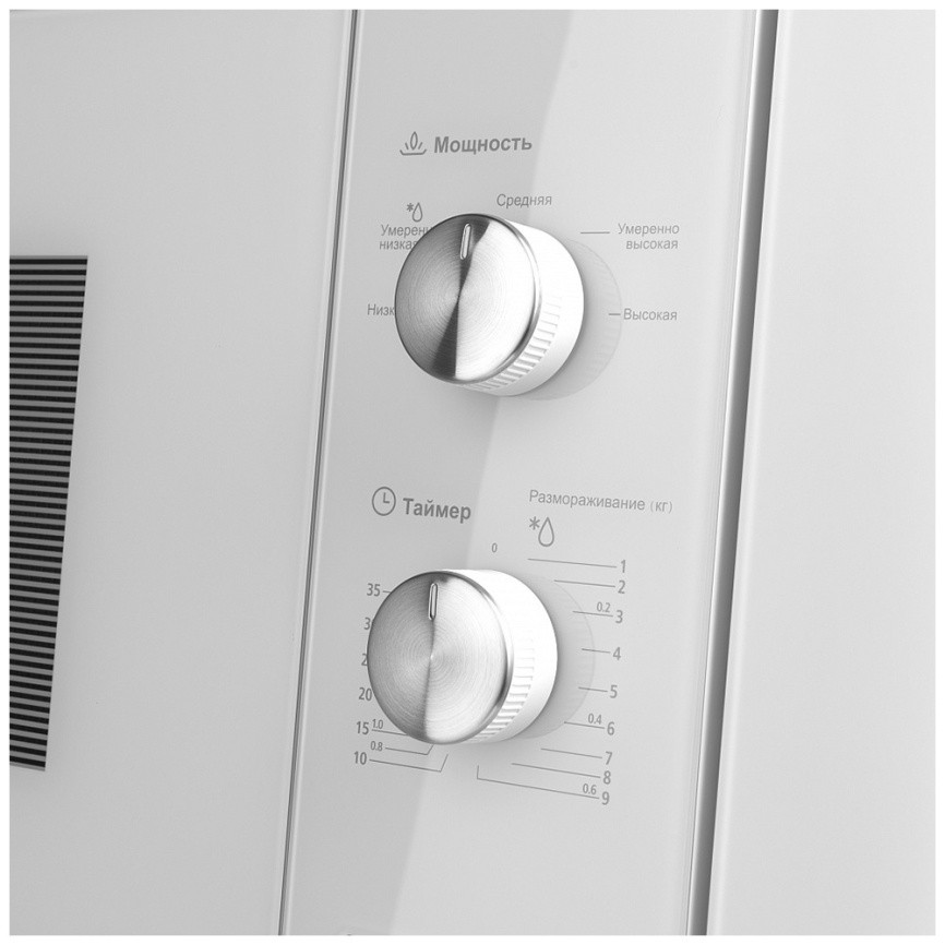 Встраиваемая микроволновая печь СВЧ Maunfeld MBMO.20.1PGW фото 3