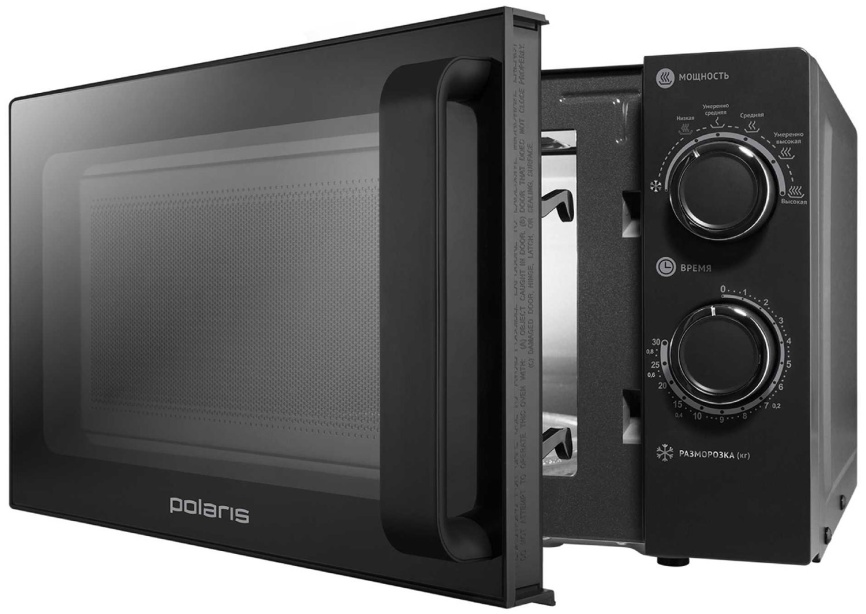 Микроволновая печь - СВЧ Polaris PMO 2001 RUS, графитовый фото 1