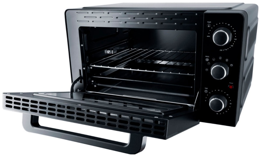 Мини печь Steba KB 224, 1500 Вт, таймер на 90 мин, объем 24 л, сталь фото 2