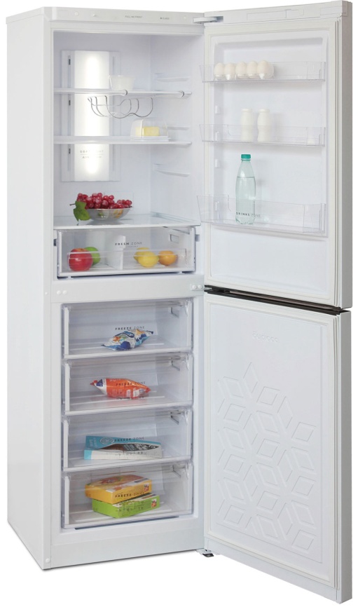 Двухкамерный холодильник Бирюса 940NF No frost, белый фото 5