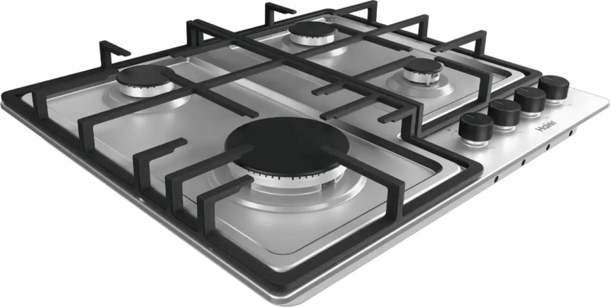 Газовая варочная панель Haier Газовая варочная панель Haier HHQ-M64CX  4 конфорки, серебристый фото 4