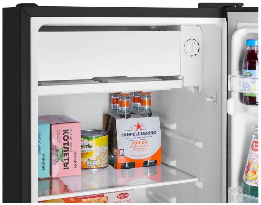 Однокамерный холодильник Maunfeld MFF83B, черный фото 6