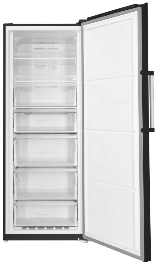 Морозильник Maunfeld MFFR185SB No Frost A++ 382 л, черный фото 4