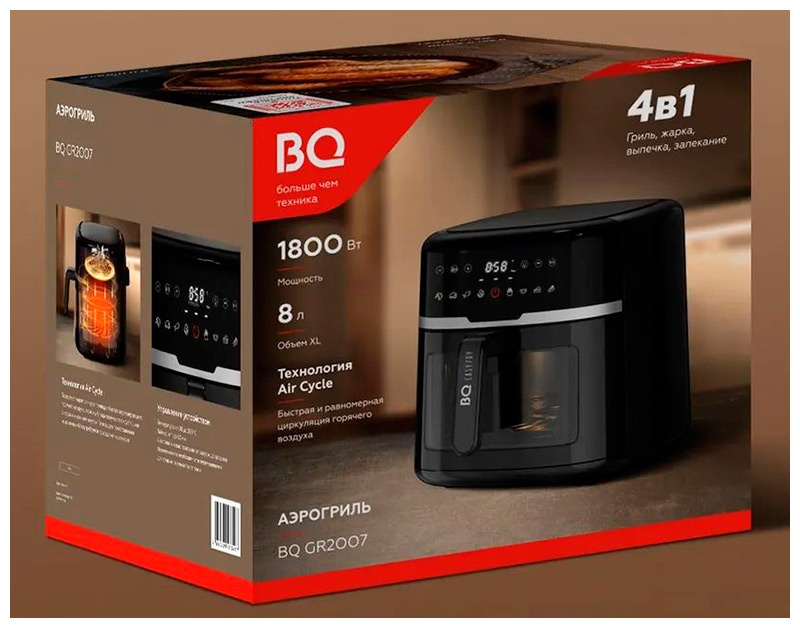 Аэрогриль BQ GR2007, черный фото 7
