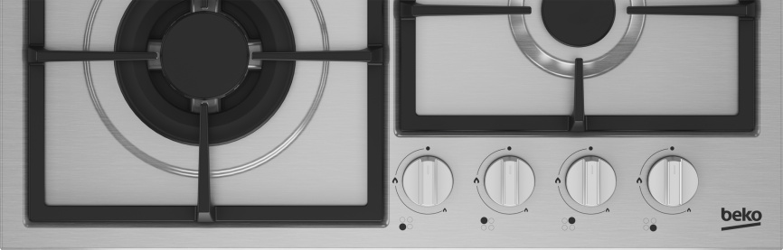 Газовая варочная поверхность HIYG 64225 SXO 8770253200 BEKO фото 3