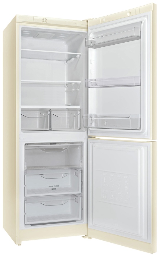 Двухкамерный холодильник Indesit DS 3160 E, бежевый фото 2
