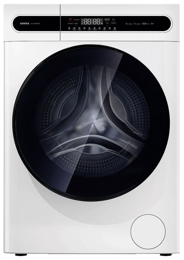 Стиральная машина с сушкой Centek CT-1951 автомат 8 кг, белый фото 1