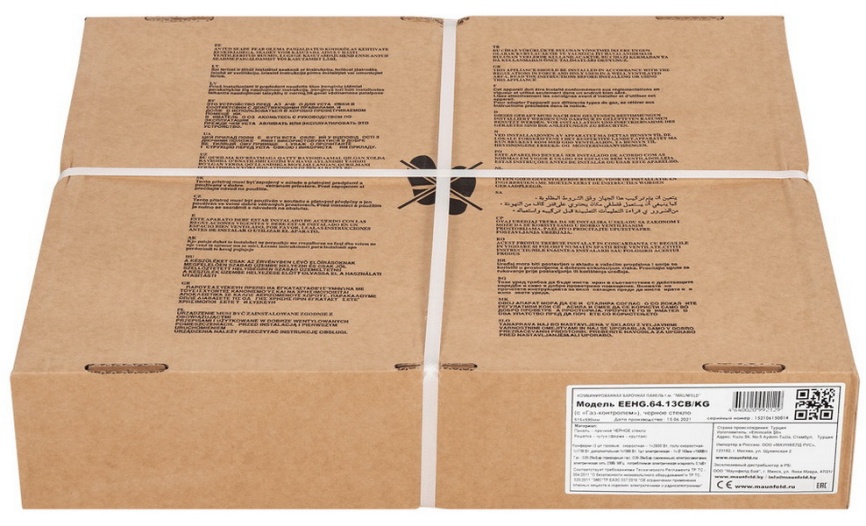 Комбинированная варочная панель Maunfeld EEHG.64.13 CB.KG 59 см, 4 конфорки электроподжиг газконтроль, черный фото 17