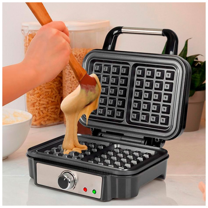Вафельница Profi Cook PC-WA 1241 inox, термостат, мощность 1200 Вт фото 5