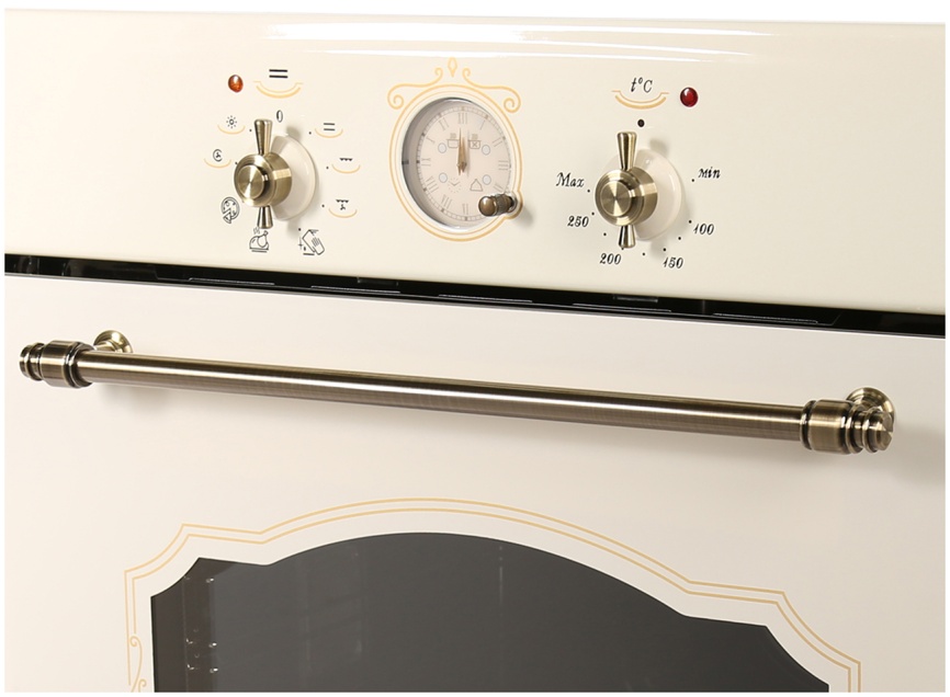 Электрический духовой шкаф Gefest ЭДВ ДА 602-02 К55 59 см, 55 л гриль конвекция, бежевый фото 4