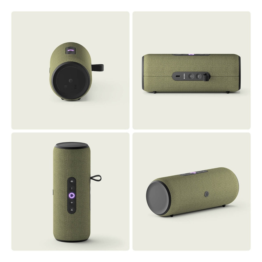 Умная портативная колонка Яндекс Станция Стрит с Алисой, 30Вт, зеленый фото 3