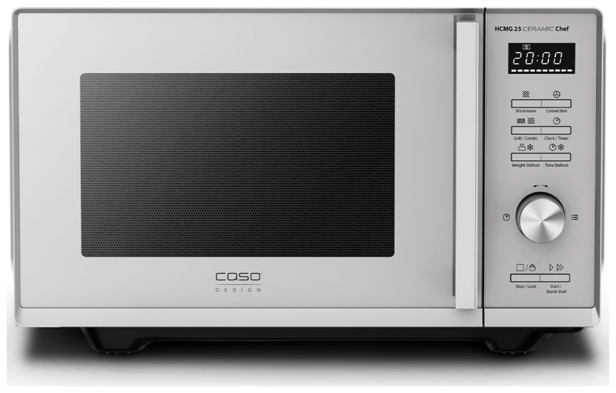 Микроволновая печь - СВЧ Caso HCMG 25 Ceramic Chef, таймер, серебристый фото 1