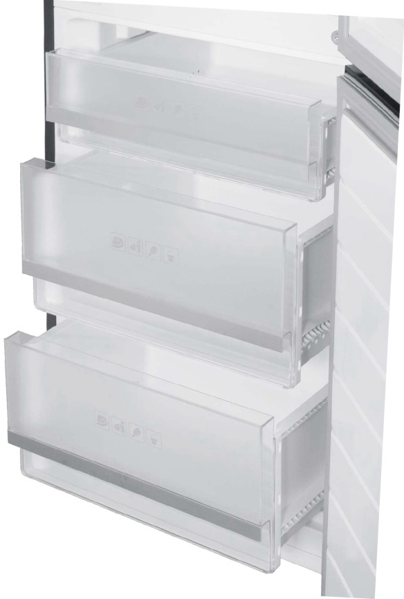 Двухкамерный холодильник Esperanza C38NFID W фото 5