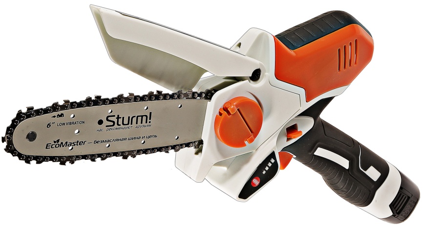 Пила цепная аккумуляторная Sturm! CSC1804, 2 аккумулятора, зарядное устройство, кейс фото 2