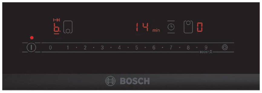 Электрическая варочная панель Bosch Serie | 6 PKF375FP2E 30 см, 2 конфорки стеклокерамика, черный фото 2