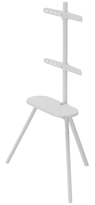 Стойка для телевизора мобильная, напольная UniTeki ST005NW с полкой, диагональ 37-65 дюймов фото 1