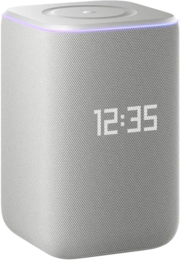 Умная колонка Яндекс Станция 3 с Алисой, эмбиент-подсветкой и Zigbee, серая (YNDX-00060GRY) фото 1