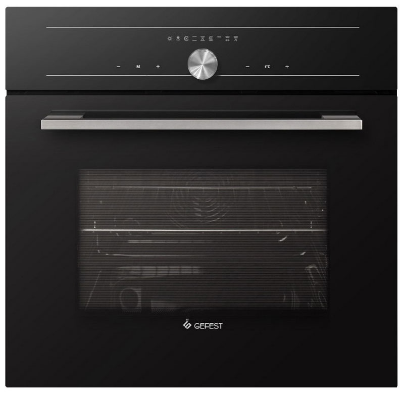 Электрический духовой шкаф Gefest ЭДВ ДА 622-05 S 59 см, 55 л, гриль и конвекция, черный фото 1