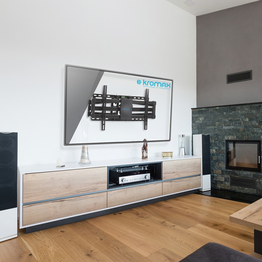 Кронштейн для телевизора Kromax Кронштейн для телевизора Kromax ATLANTIS 70 наклонно-поворотный, черный фото 3