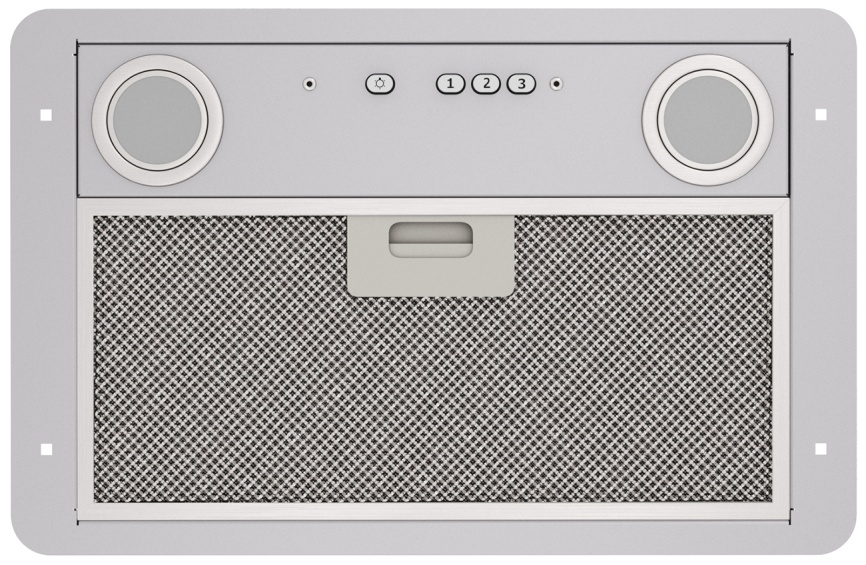 Вытяжка Elikor Врезной блок Flat 42П-430-К3Д КВ II М-430-42-559 белый/хром фото 6