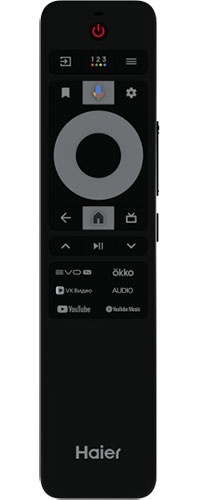 Телевизор Haier 43 LED H1, 43 дюйма, 4K Ultra HD, смарт ТВ, Android TV, черный фото 2