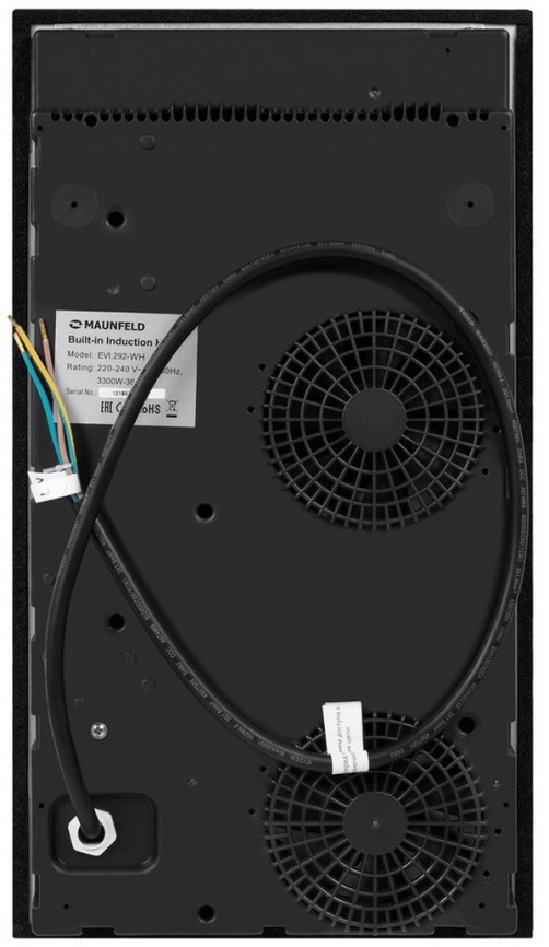 Электрическая варочная панель Maunfeld EVI.292-WH 28 см, 2 конфорки стеклокерамика, белый фото 6