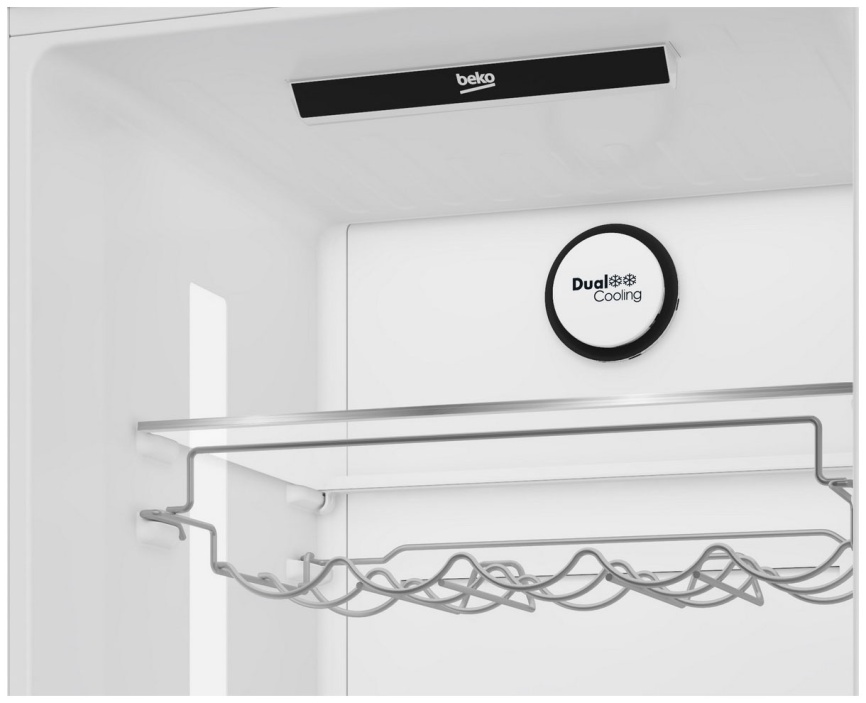 Двухкамерный холодильник Beko B5RCNK403ZWB No frost, черный фото 10