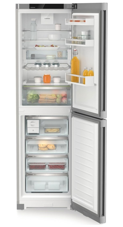 Двухкамерный холодильник Liebherr CNsfc 573i-22 001 No frost, серебристый фото 5