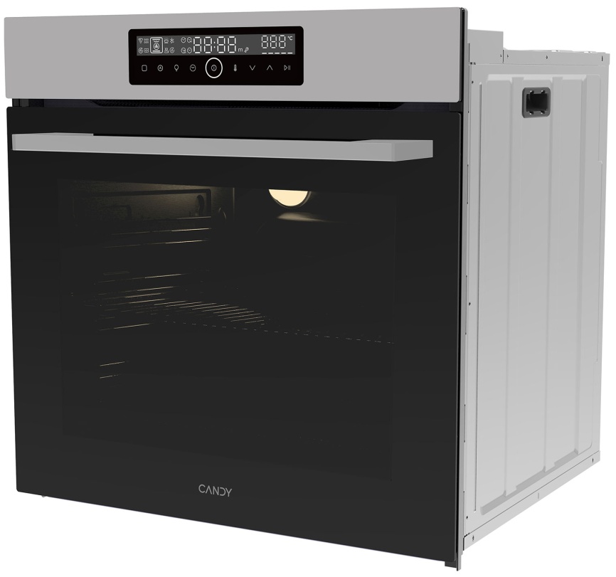 Электрический духовой шкаф Candy COXT12LATBX 59 см, 78 л, гриль и конвекция, черный фото 2