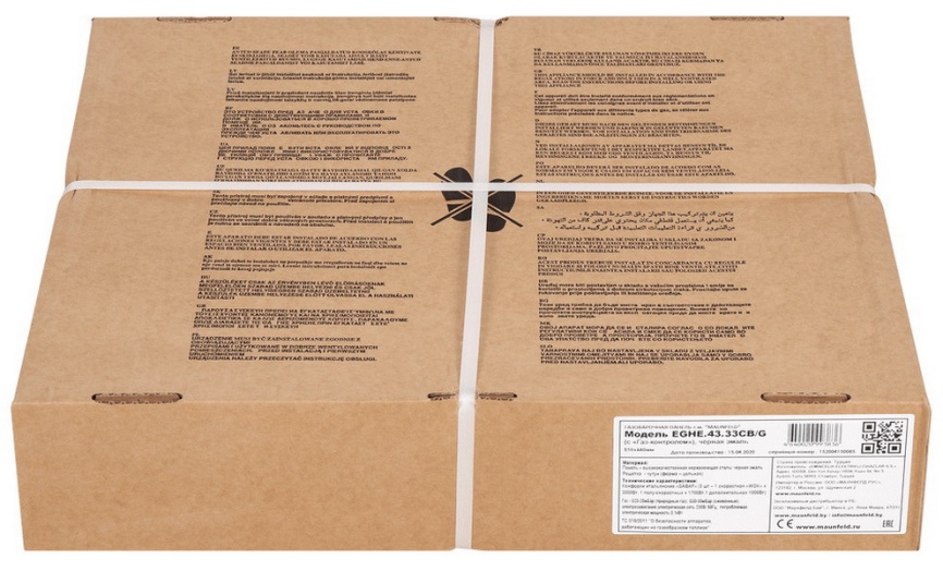 Газовая варочная панель Maunfeld EGHE.43.33 CB/G 44 см, 3 конфорки электроподжиг газконтроль, черный фото 17