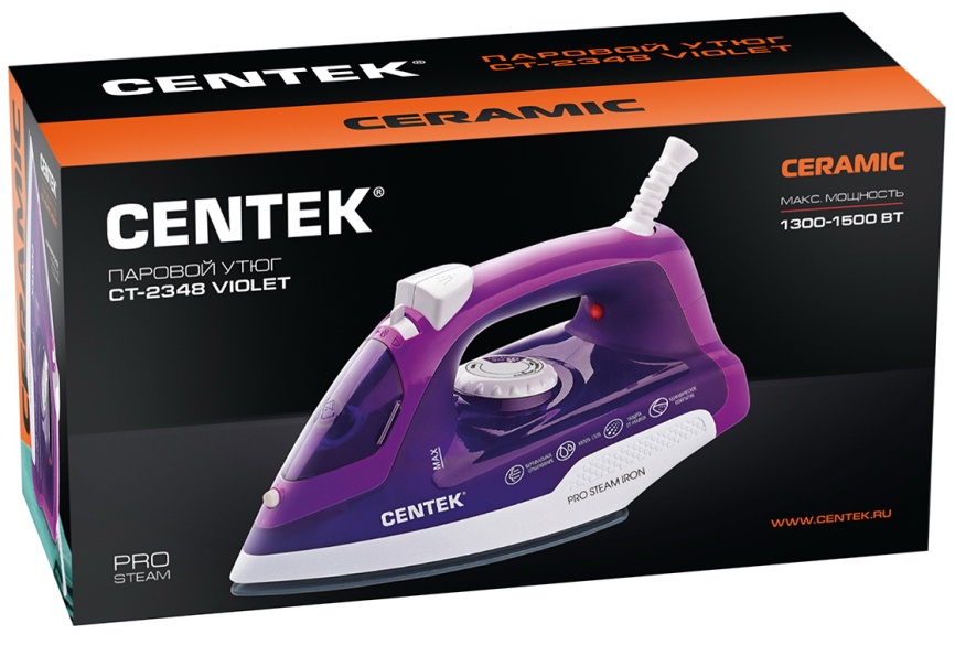Утюг Centek CT-2348 VIOLET фото 7