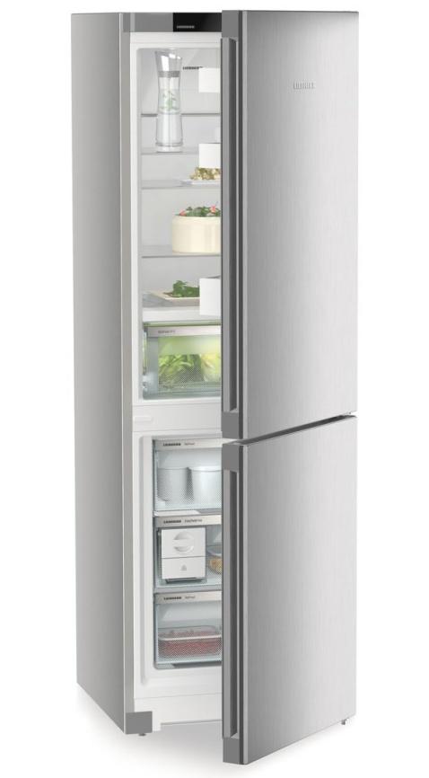 Двухкамерный холодильник Liebherr CBNsfc 5223-22 001 BioFresh No frost, серебристый фото 5