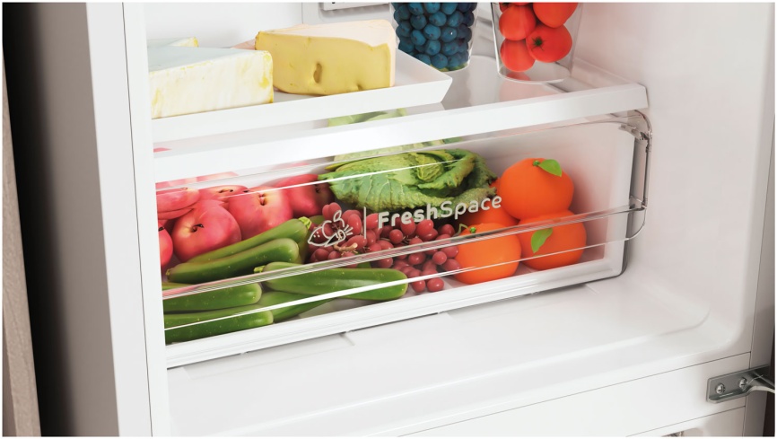 Двухкамерный холодильник Indesit ITR 4160 W No frost, белый фото 7