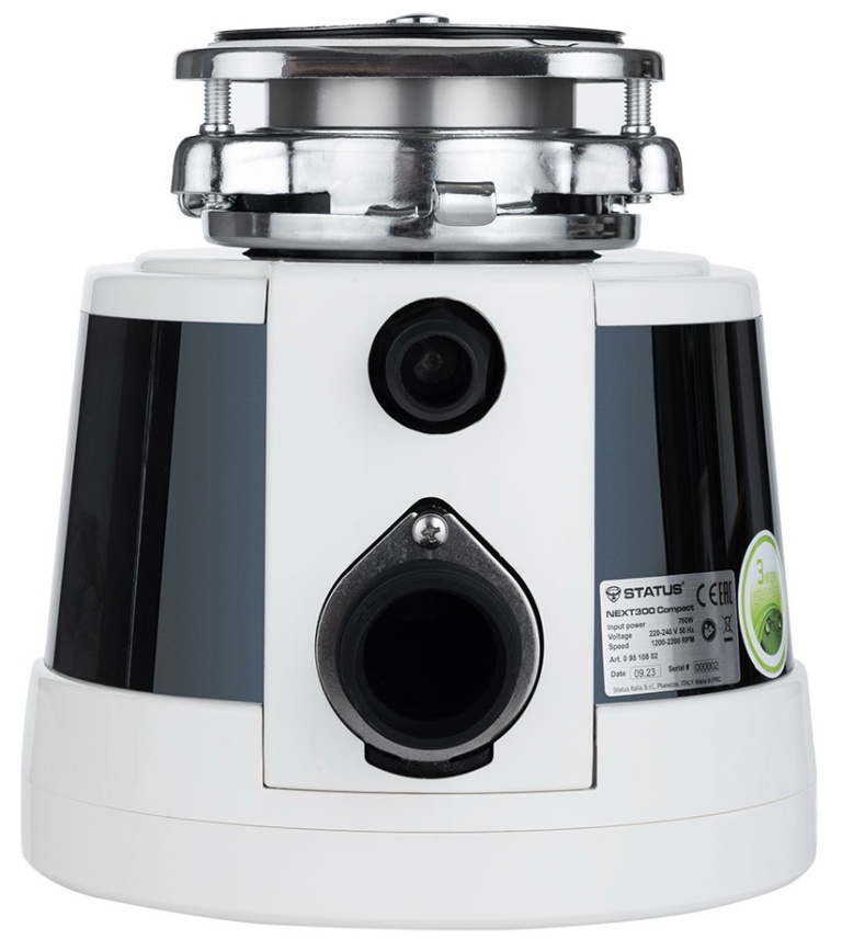 Измельчитель пищевых отходов Status NEXT 300 Compact Серый (09810801) фото 2