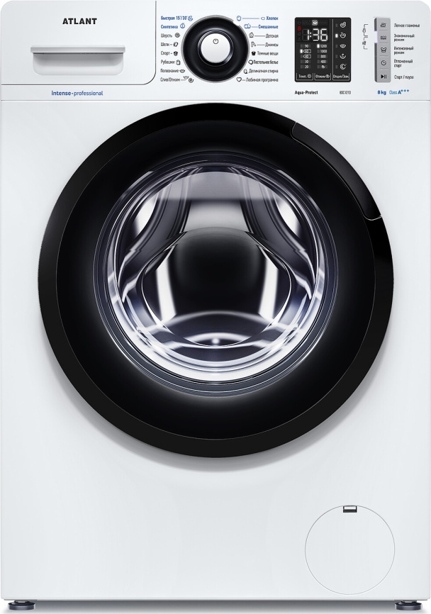 Стиральная машина Atlant СМА-80С1213-02 8 кг, белый фото 1