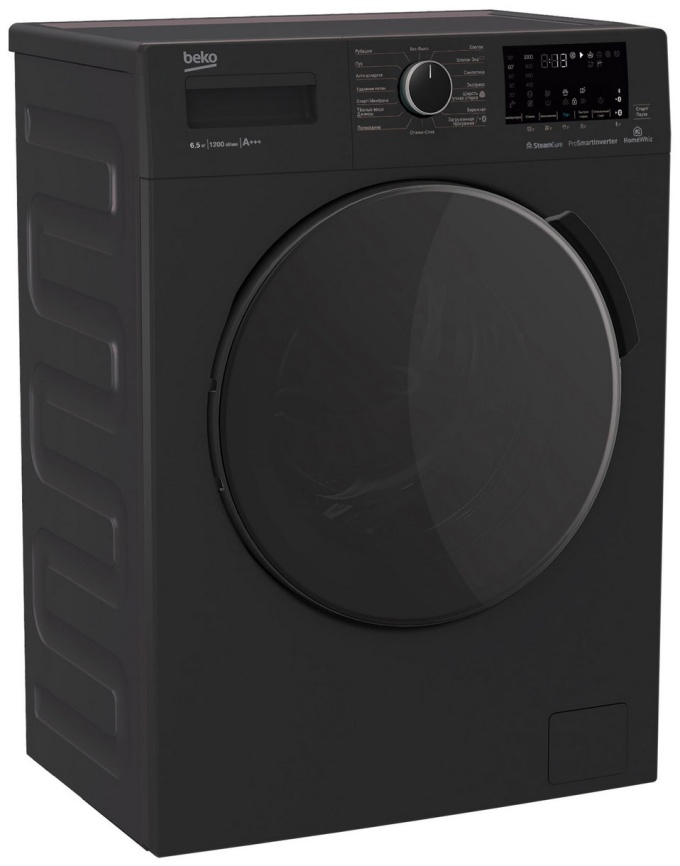 Стиральная машина Beko WSPE6H616A 6,5 кг, черный фото 2