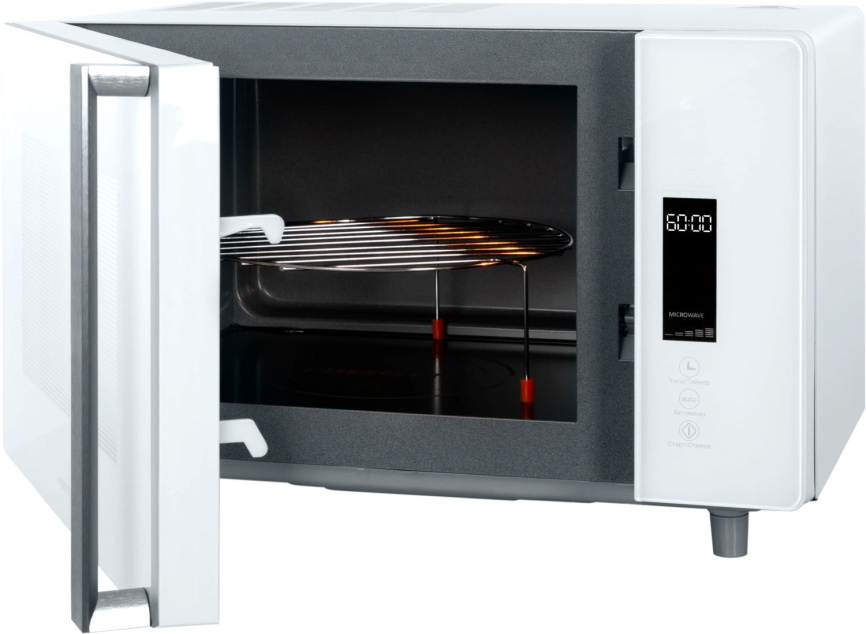 Микроволновая печь - СВЧ Hiberg i-VM 4588 W, инверторная фото 4