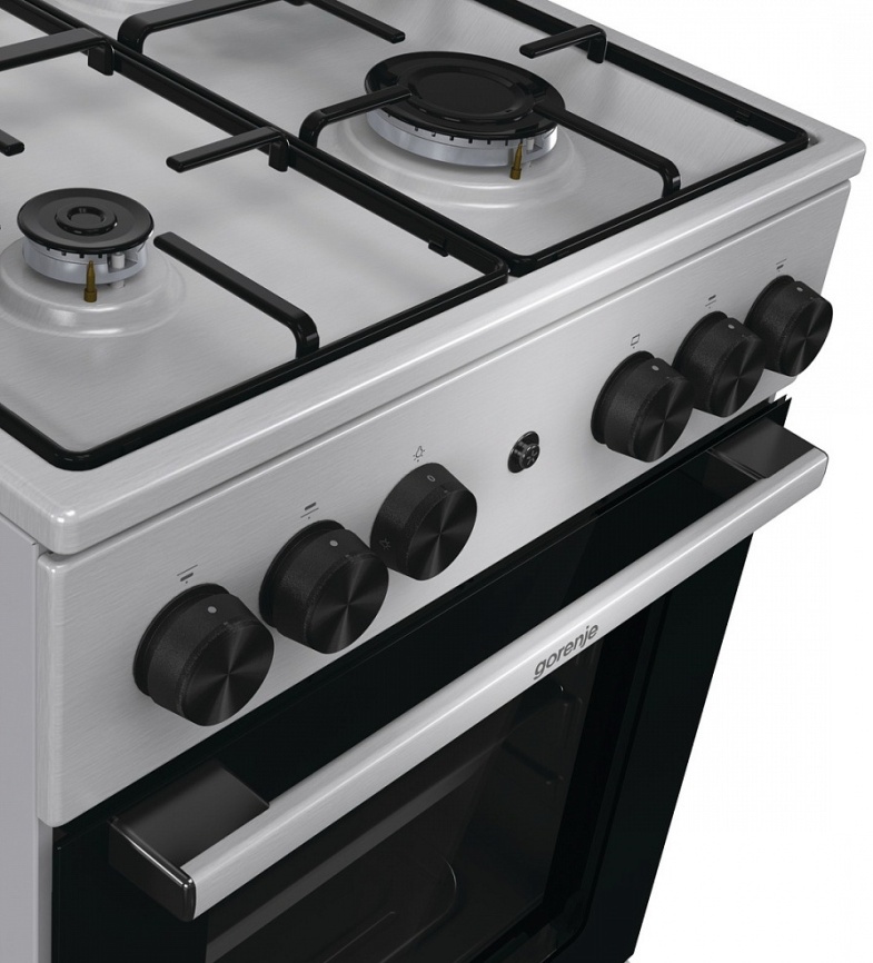 Газовая плита Gorenje GGI5A21XJ 61 л, 4 конфорки, серебристый фото 10