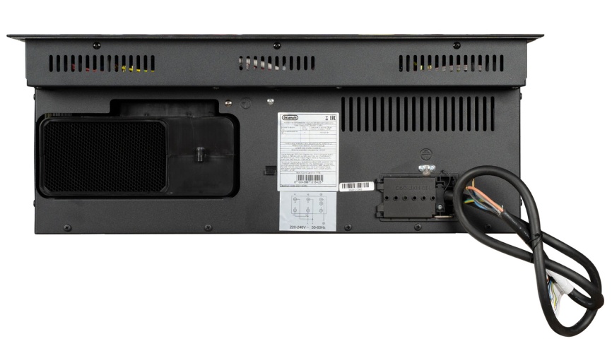 Индукционная варочная панель со встроенной вытяжкой De’Longhi ELETTRA 4B2F TC ARIA 59 см, 4 конфорки, черный фото 9