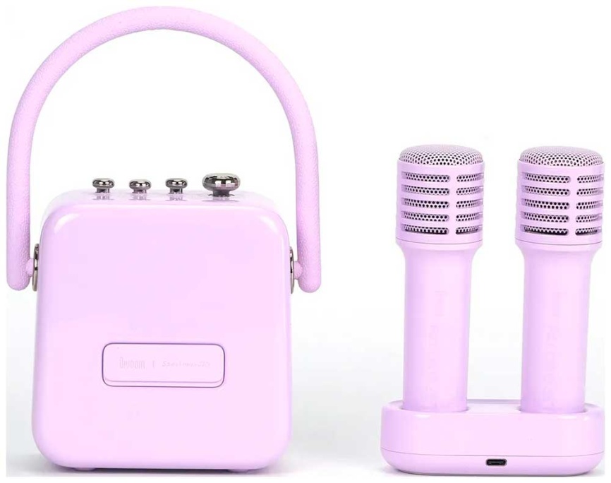 Портативная колонка с двумя микрофонами Divoom Songbird-SE, лавандовый фото 4