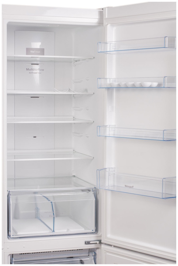 Двухкамерный холодильник Weissgauff CBN2WC2W2 фото 10